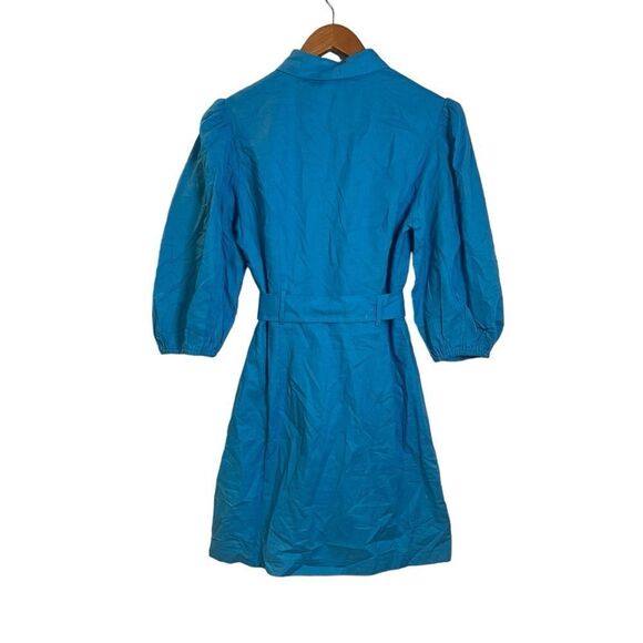 NWT! Passion Fusion blue cotton & hemp dress - Picture 7 of 9